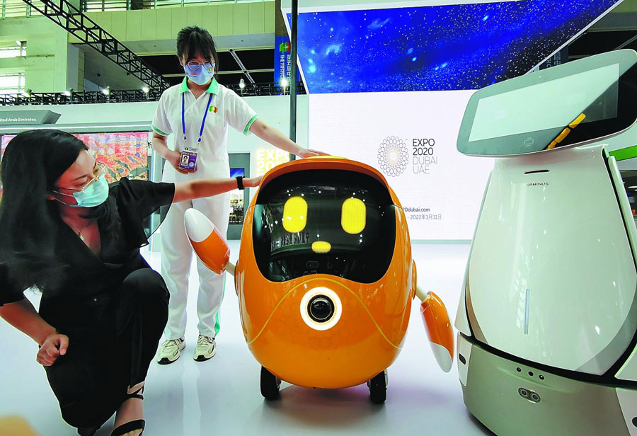 Terminus Group presented its robots at the stand of Expo 2020 Dubai, UAE